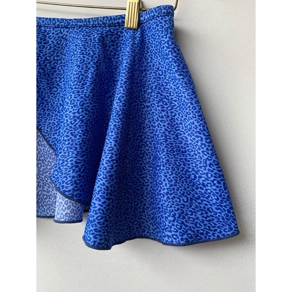 Super cute and sexy blue leopard print swim skirt π - Picture 7 of 8